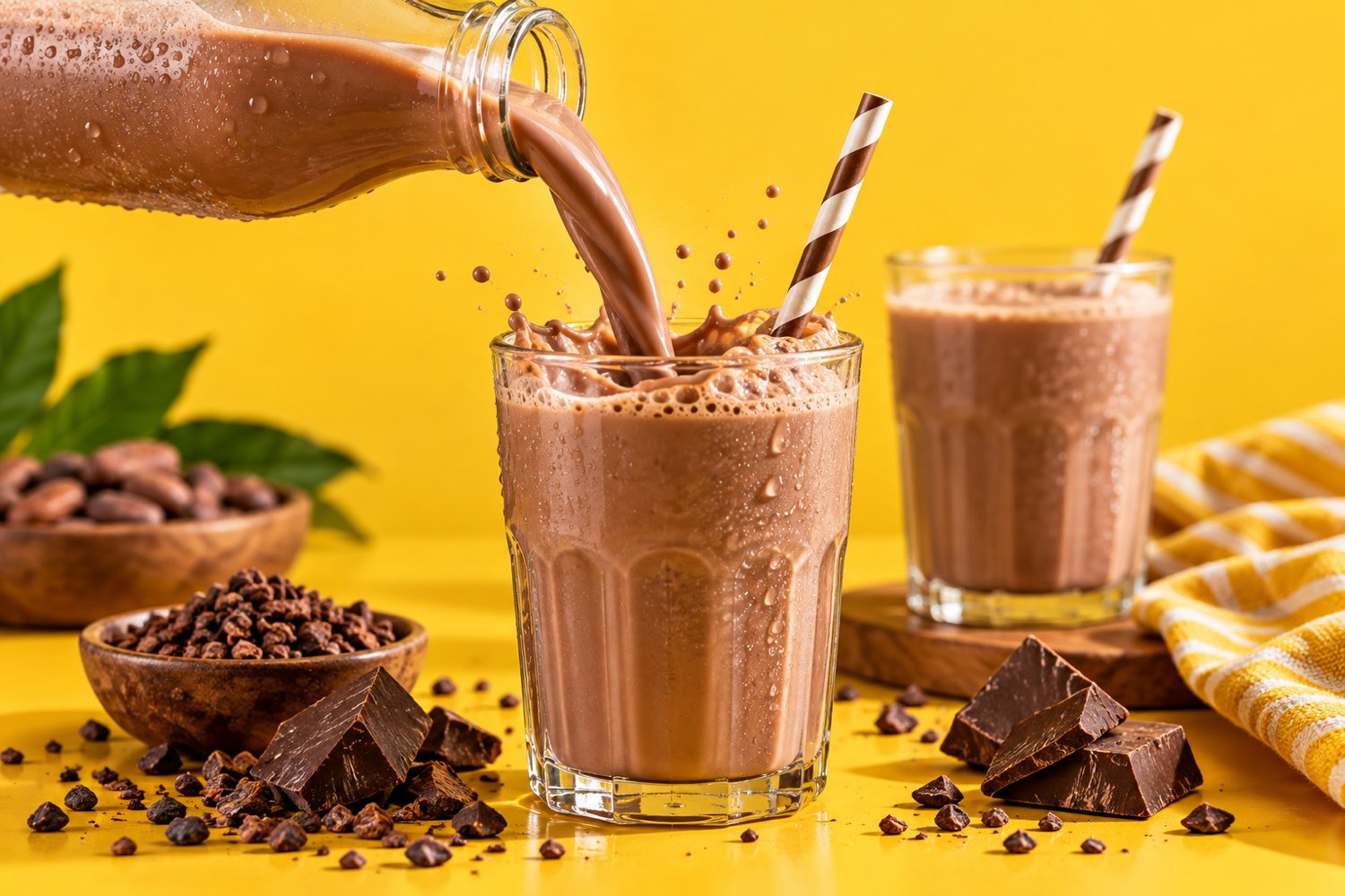 Reduced-Sugar Chocolate Milk