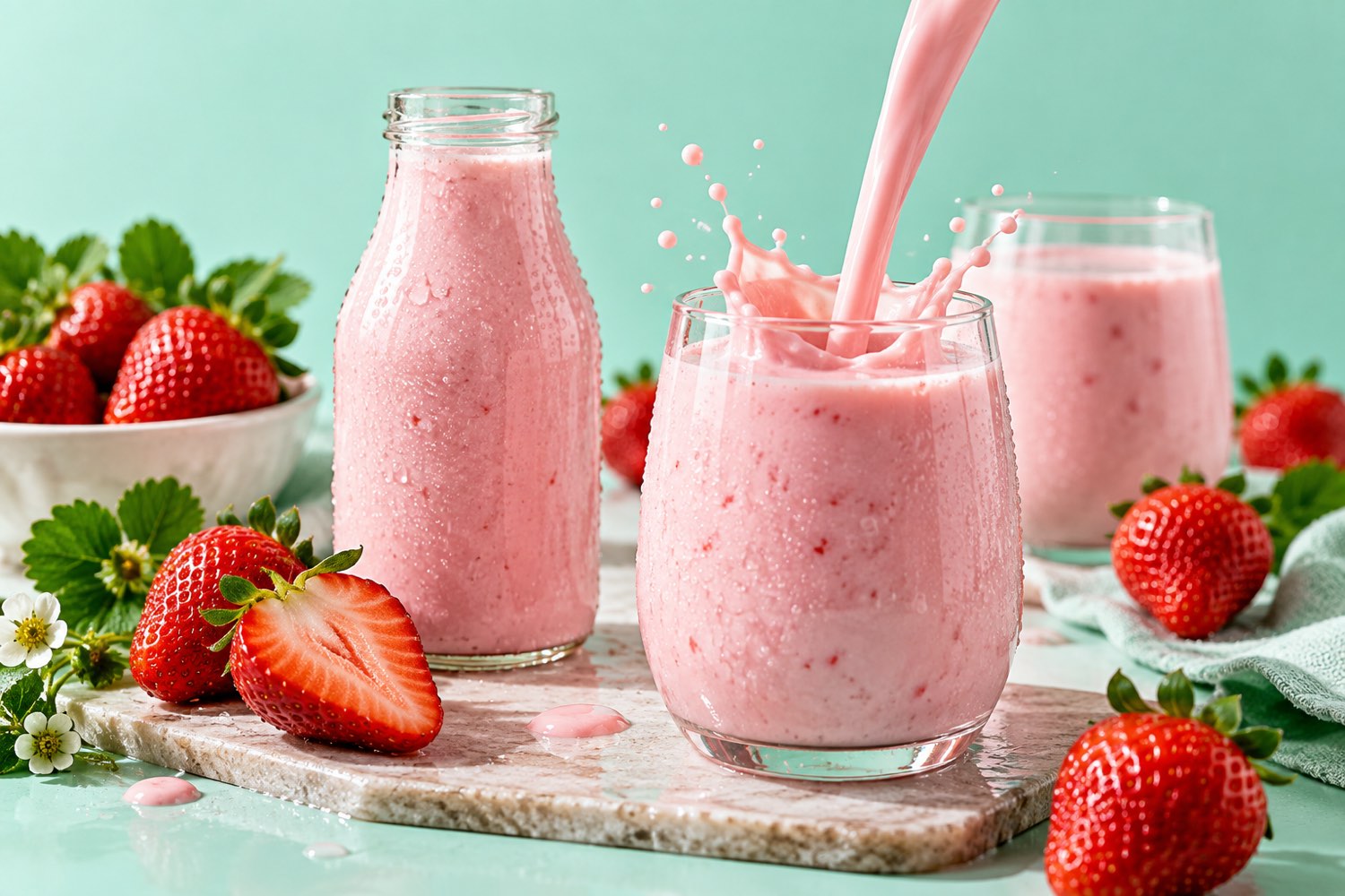 Strawberry Drinkable Yogurt